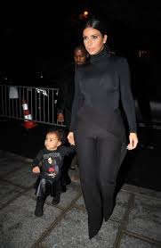 Kim kardashian west's style has come a long way since emerging on the scene alongside paris hilton back in 2006. Here S Kim Kardashian And North West At Fashion Week Time
