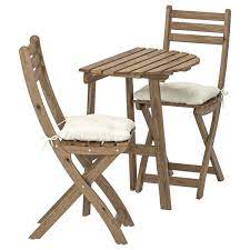 Rich color · everything you need · smooth finish · durable protection Askholmen Table F Wall 2 Fold Chairs Outdoor Grey Brown Stained Kuddarna Beige Ikea