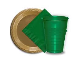 Frequently bought together + + total price: 50 Gold Plastic Plates 9 50 Emerald Green Plastic Cups 12 Oz And 50 Emerald Green Paper Napkins Dazzelling Colored Disposable Party Supplies Tableware Set For Fifty Guests Newegg Com