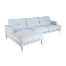Canape D Angle Gauche 4 5 Places Bleu Clair Missouri Maisons Du Monde Canape Angle Gauche Mobilier De Salon Canape Angle