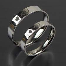 Muzhskaya Moda Titanium Ring Set Couple Wedding Rings Wedding Rings