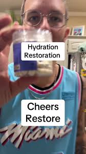Cheers Restore for restoring hydration!