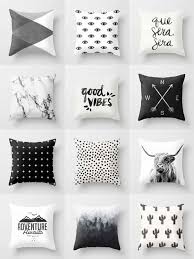 Black And White Couch Pillow 20 Creative Sharpie Ideas To Decorate Your Life Yesmissy White Throw Pillows Pillows Throw Pillows