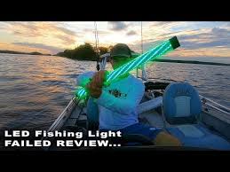 Green Led Fishing Light Review Does It Attract Fish Youtube