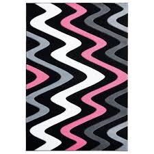 Black And Pink Rug United Weavers Bristol Embezzle Pink 7 Ft 10 In X 7 Ft 10 In Round Rug 2050 11186 88r Cool Rugs Rugs Colorful Rugs