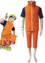 Naruto Shippuden Uzumaki Naruto Adult Cosplay Costume
