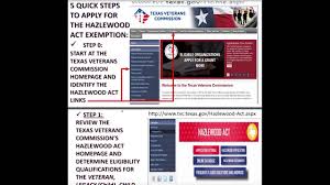 Hazelwood Act Application Tutorial Youtube