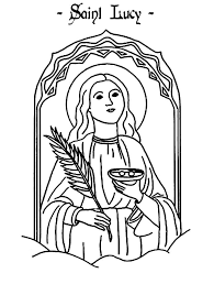 After purchasing, you'll see a link to the downloads page. Saint Lucy 2 Coloring Page Free Printable Coloring Pages For Kids