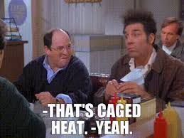 YARN | -That's caged heat. -Yeah. | Seinfeld (1993) - S08E11 The Little  Jerry | Video gifs by quotes | 68235bab | 紗