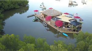 Hours may change under current circumstances Tiki Bay Island Floating Bar Tampa Bay Beer Can Island