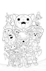 Yo Kai Watch Coloring Pages Print For Free