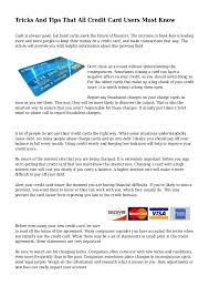 10 tricks to save money through prudent credit card use. Tricks And Tips That All Credit Card Users Must Know