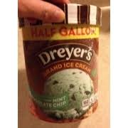 Deliciousness is a scoop away with edy's/dreyer's mint chocolate chip ice cream. Dreyer S Grand Ice Cream Mint Chocolate Chip Calories Nutrition Analysis More Fooducate