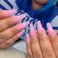 Acrylic liquid contains optical enhancers which helps to prevent nail yellowing. Updated 40 Bubbly Pink Acrylic Nails For 2020 August 2020
