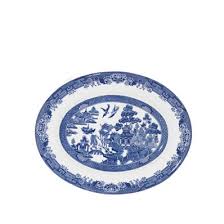 At breakfast time, a charming egg cup will provide the perfect means of enjoying a boiled egg, whilst a tasteful toast rack will encourage your family and guests to help themselves. Havens Churchill China Tableware Blue Willow 31cm Oval Meat Serving Dish