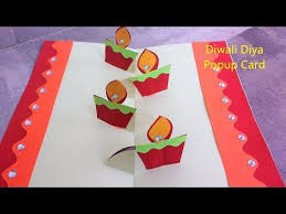 Printable diwali cards for kids. Diwali Popup Card Easy Popup Card Youtube Diwali Cards Diwali Greeting Cards Diwali Greetings