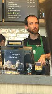 This Guy Served Me At My Local Starbucks His Name Tag Made Me Giggle Barista Problems Starbucks Funny Barista Humor