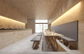 Bank Fur Innenbereich Modern Aus Mdf Aus Eiche Trestle By John Pawson Viccarbe Restaurant Interieur Haus Kuchen Eckbank Kuche