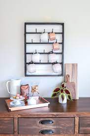 Diy wooden coffee mug holder. 17 Homemade Coffee Mug Holder Plans You Can Diy Easily
