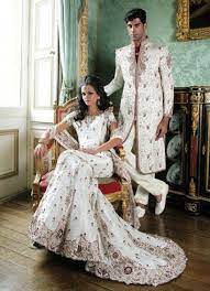 I Would Love To Have An Indian Inspired Wedding Dress I Would Want It White Even Though They Are Traditional Indian Bridal Indian Wedding Dress Bridal Outfits