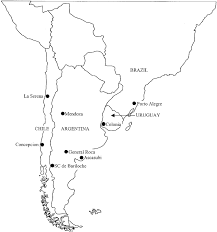 Frontera entre xile i l'argentina (ca); Map Of Southern South America Showing The Approximate Positions Of The Download Scientific Diagram