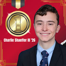 Charlie Shaeffer III `26 was named the top speaker out of 144 students at  the Lexington Debate Invitational. He and fellow debate partner, Grant  Corboy IV `28, advanced to the finals while