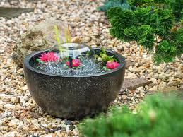 Cascade De Jardin En Polystone Mini Bassin I 55 X 55 X 30 Cm Terrasse Ronde Fontaine De Jardin Et Terrasse Jardin