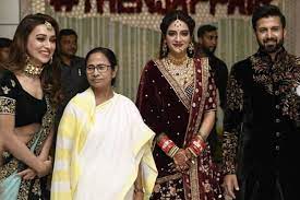 Nusrat jahan who is regarded as one of the most popular bengali actresses, as well as a successful politician, was born on 8th january to a muslim family in west bengal india. Nusrat Jahan Wedding Reception In Pics Mamata Banerjee Mimi Chakraborty Attend Reception Of Tmc Mp In Kolkata The Financial Express
