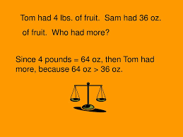 36 oz is equal to 2.25 pounds. Ppt Units Of Weight Powerpoint Presentation Free Download Id 4677038
