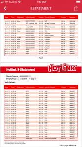 Hotlink Data Charges Problem