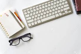 Alibaba.com offers 26,369 desk supplies products. Office Desk Table With Computer Keyboard Office Supplies On Stock Photo Picture And Royalty Free Image Image 61057384