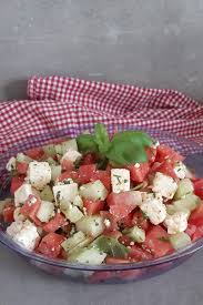 Melonen Feta Salat Melonen Feta Salat Feta Salat Salat