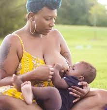 Ebony lactating