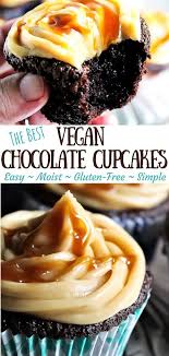 The frosting is always the best part of any cupcake. Easy Vegan Chocolate Cupcakes Vegan Chocolate Cupcakes Vegan Cupcake Recipes Vegan Chocolate