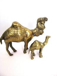 These camel statues are reproductions. 86 Brass Ideas Brass Brass Animals Brass Figurines