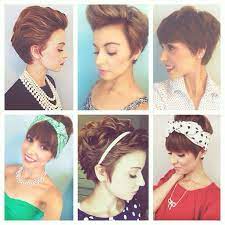 My Recent Favorite Ways To Style My Growing Out Pixie Emma Gustavson Differentmenshairstyles Short Hair Styles Short Hair Styles Easy Curly Hair Styles