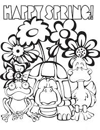 Teach your child how to identify colors and numbers and stay within the lines. 35 Free Printable Spring Coloring Pages
