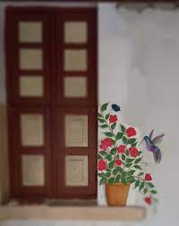 Learn how to draw flower pot pictures using these outlines or print just for coloring. Flower Pot Wall Mural Wall Murals Mural Flower Pots