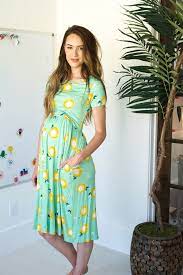 Lemon Maternity Dress Maternity Wrap Dress Maternity Dresses Dresses