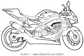 'bicycle coloring pages for kids'. Motorcycle Coloring Pages Colouring Free Motorbike Drawing Bike Drawing Coloring Pages