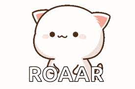 Roar Cat Gif Tenor Gif Keyboard Bring Personality To Your Conversations Say More With Tenor Cute Cartoon Images Cute Love Gif Cute Bear Drawings