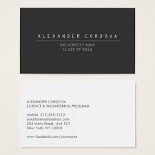 If you want, you can include 'nyu class of 2011. University College Student Dk Gray Business Card Zazzle Com Engineering Programs Student Business Cards University