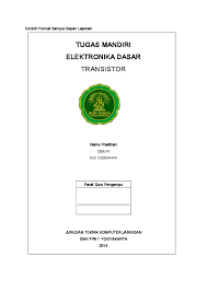 Tugas makalah biologi sma 6 kertas a4. Doc Contoh Format Sampul Depan Tugas Mandiri Jefry Supryyanto Academia Edu