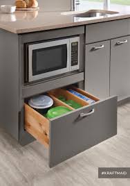 7 Ways To Create A Kitchen That Improves The Life Lived There Built In Microwave Cabinet Microwave Cabinet Kraftmaid Kitchens