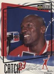 1997 UD Collectors Choice #385 Michael Jordan PSA 8 NM-MT Hot Properties  POP 59