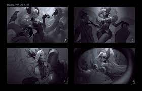 Artstation Coven Zyra Jessica Oyhenart Concept Art Characters Digital Art Illustration Dark Fantasy Art