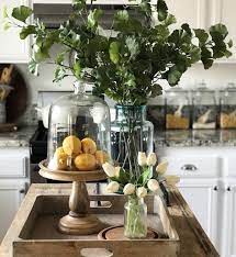 Kitchen Decor With Lemons Kitchen Island Decor Kitchen Island Centerpiece Island Decor