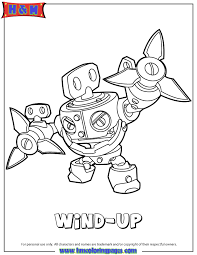 This coloring sheet meassure is around 600 pixel x 828 pixel with approximate file size for around 98.95 kilobytes. Skylanders Swap Force Tech Wind Up Coloring Page Free Printable Coloring Home