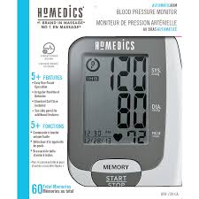 Don't smoke, drink caffeinated beverages or exercise within 30 minutes before measuring your blood pressure. Homedics Auto B P Monitor Bpa 730 Ca
