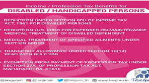 The income tax act 1967 (malay: Income Profession Tax Benefits For Disabled Handicapped Persons